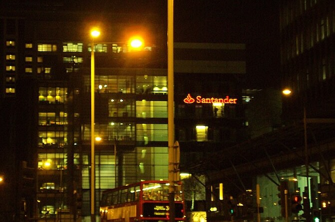 Oficinas del Banco Santander en Euston Road, Londres