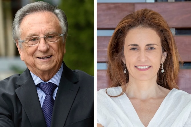 Tomás Fuertes, presidente de Grupo Fuertes, y Anabel Díaz, vicepresidenta de Uber Europa