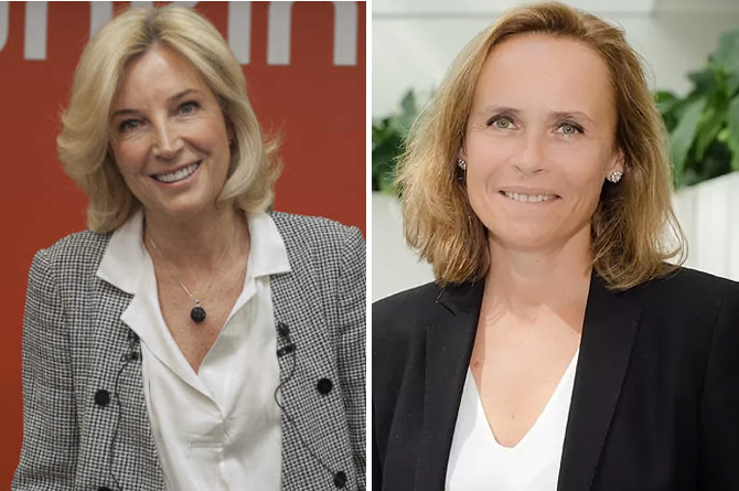 Mar&iacute;a Dolores Dancausa, presidenta, y Gloria Ortiz, consejera delegada de Bankinter