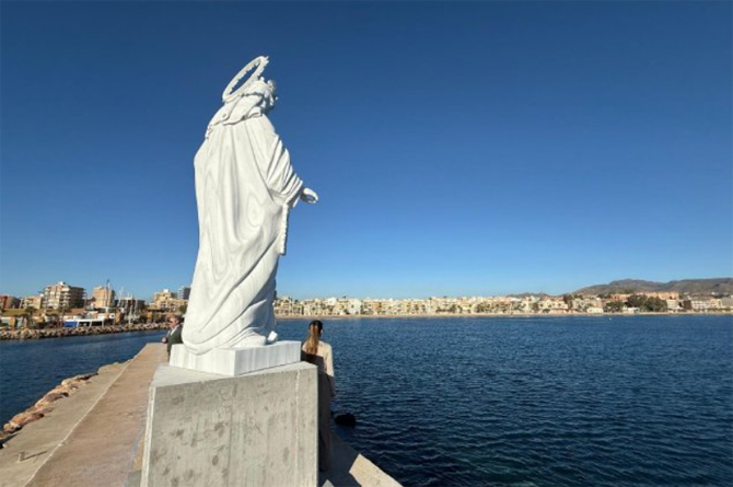 Imagen de la Virgen del Carmen, en Mazarr&oacute;n