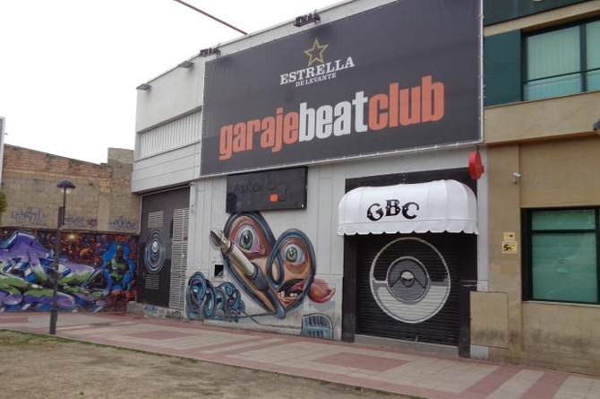 Sala de conciertos Garaje Beat Club, en Murcia