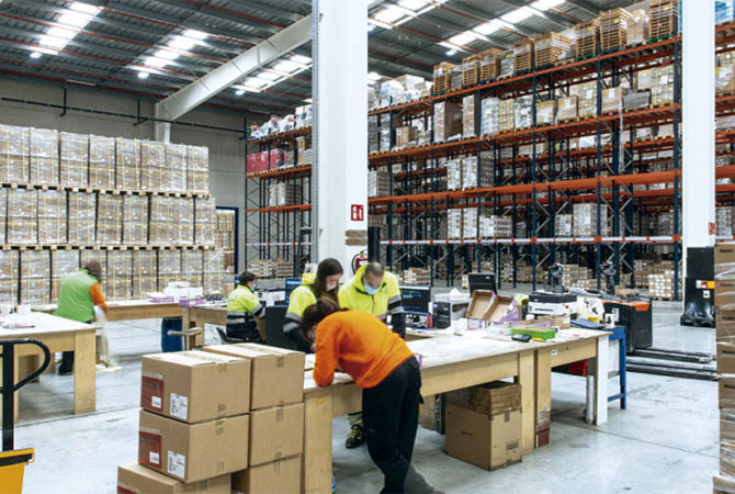 Almacen de EGD Logistics