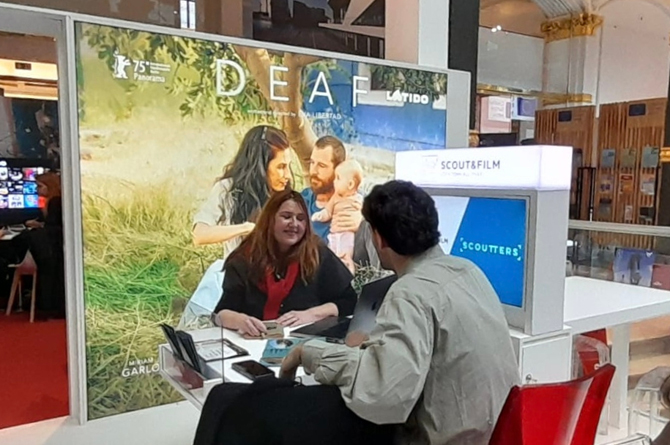 Imagen de una de las reuniones en el European Film Market Berlinale