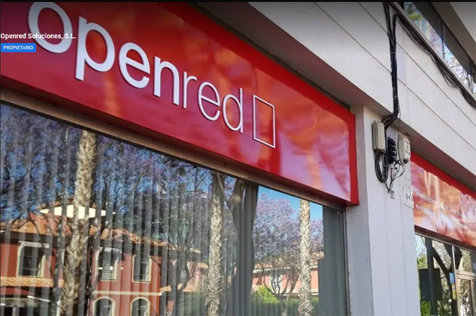 Oficinas de Openred en la avenida Real Academia de Medicina, de Murcia