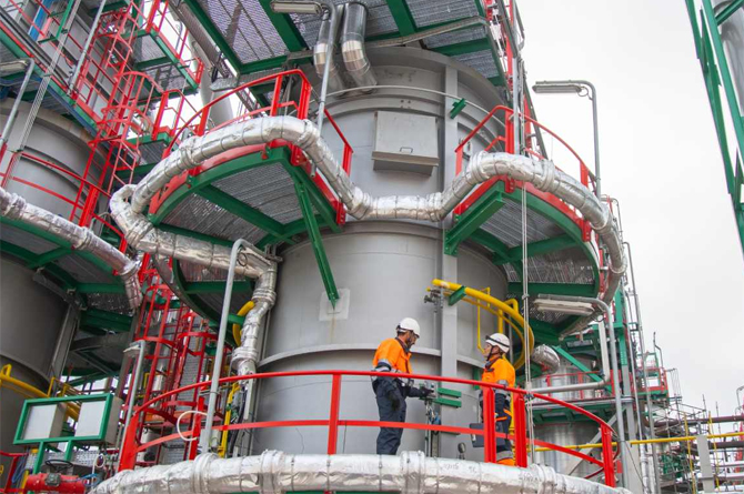 Planta de producción de combustibles 100% renovables de Repsol en Cartagena