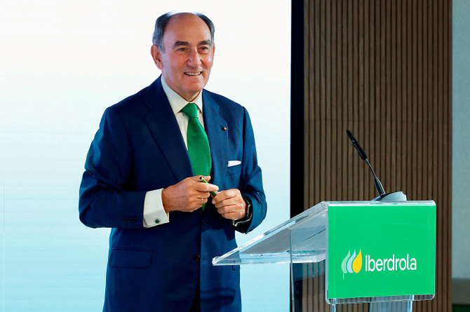 Ignacio S&aacute;nchez Gal&aacute;n, presidente de Iberdrola
