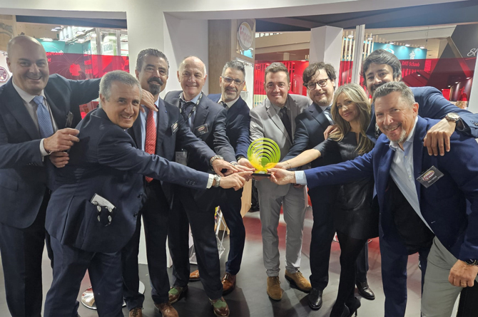 La delegación de Fripozo celebra el galardón