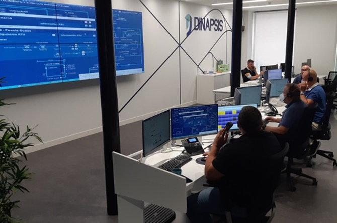 Sala de control de Hidrogea en Cartagena