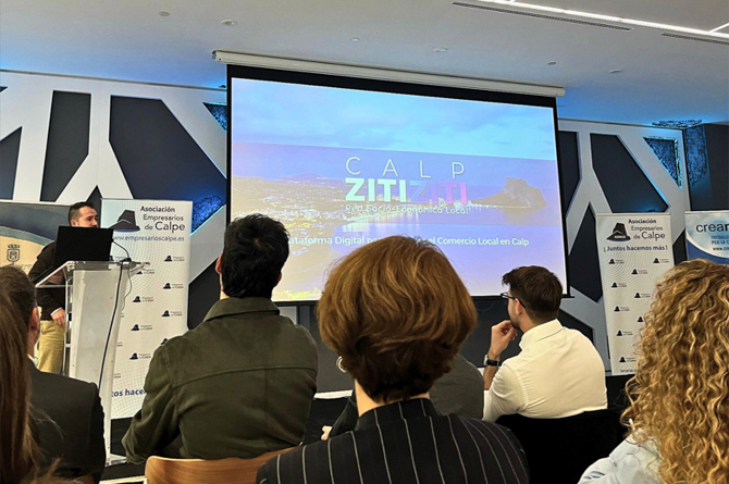 Un momento de la presentación de ZitiZiti en la ciudad de Calpe