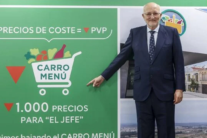 Juan Roig, presidente y máximo accionista de Mercadona