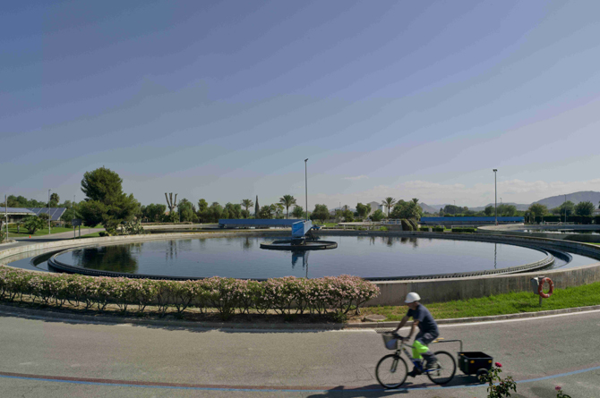 Ecofactoría Murcia Este, gestionada por la empresa mixta Aguas de Murcia