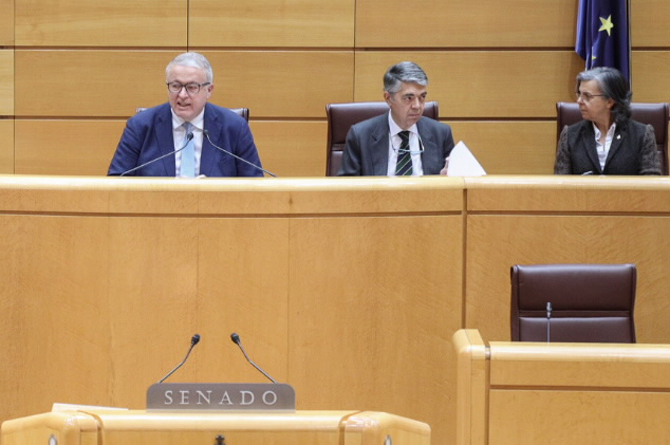 Francisco Bernabé preside en el Senado la comisión de investigación sobre el ferrocarril