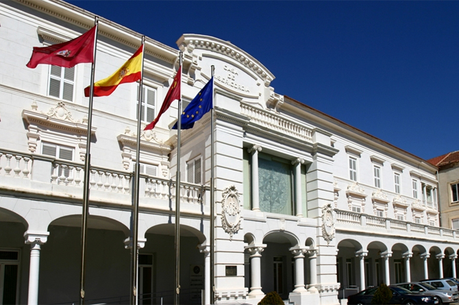 Sede del rectorado de la Universidad Polit&eacute;cnica de Cartagena