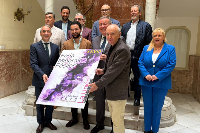 La Feria de Minerales y Fósiles de La Unión expondrá un meteorito de 600 kilos de níquel y hierro puro