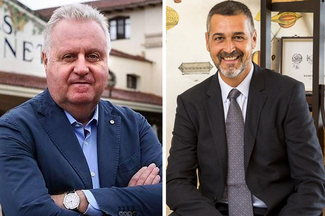 Pedro Ferrer y Emilio Restoy