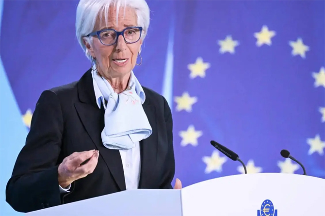 Christine Lagarde, presidenta del BCE