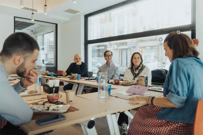 Un momento del encuentro