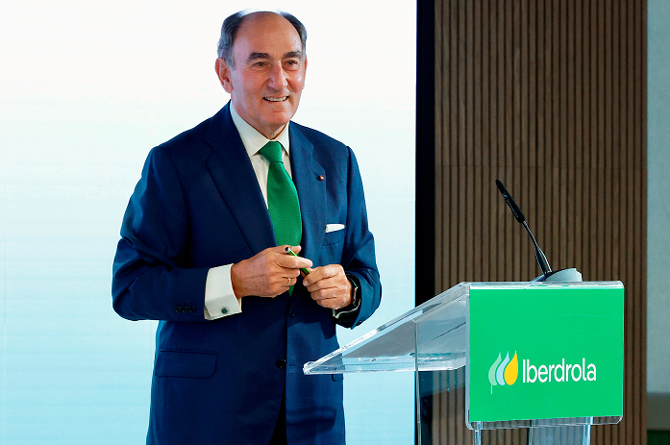 Ignacio S&aacute;nchez Gal&aacute;n, presidente de Iberdrola