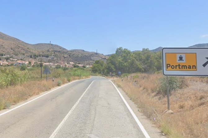 Transportes cortará mes y medio la carretera que une La Unión con Portman