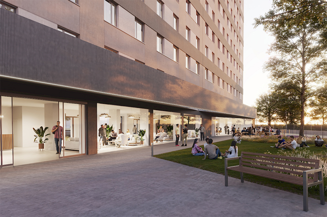 Promiris proyecta una residencia de estudiantes en Espinardo con 500 habitaciones individuales