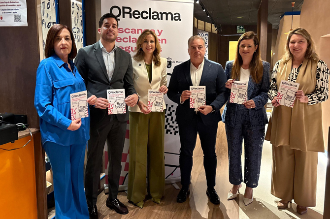 Un momento de la presentaci&oacute;n de QReclama