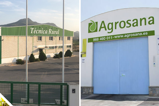 Imagen de las dos empresas reconocidas con los premios Sigfito