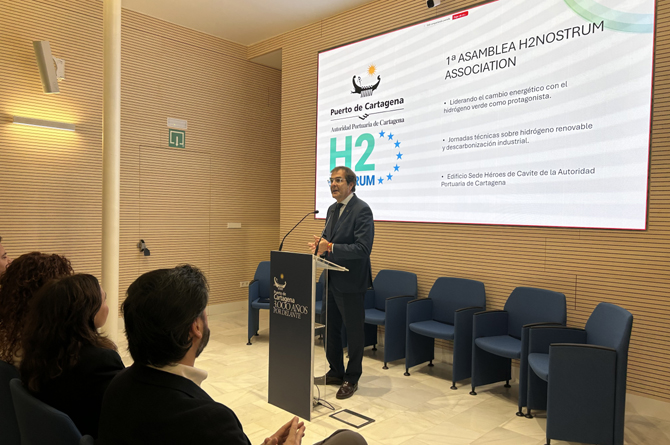 Pedro Pablo Hern&aacute;ndez, presidente de la APC, en las jornadas celebradas en Cartagena