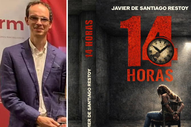 Javier de Santiago Restoy y la portada del libro