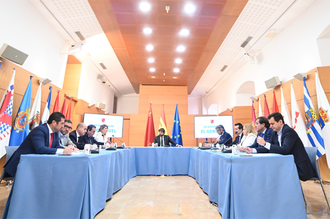 Encuentro mantenido hoy en el palacio de San Esteban