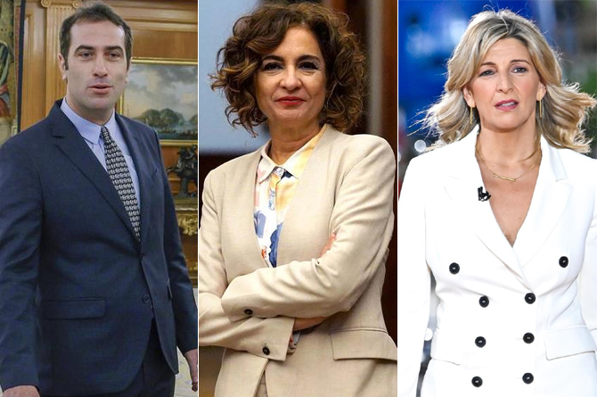 Carlos Cuerpo, María Jesús Montero y Yolanda Díaz