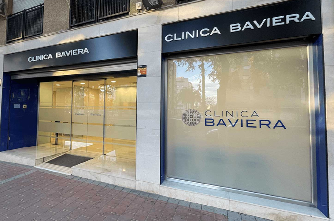 Centro oftalmológico de Clínica Baviera en la avd. Juan Carlos I en Murcia