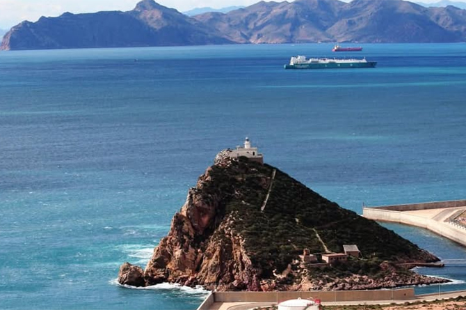 Isla de Escombreras, incluida en la Red Natura 2000