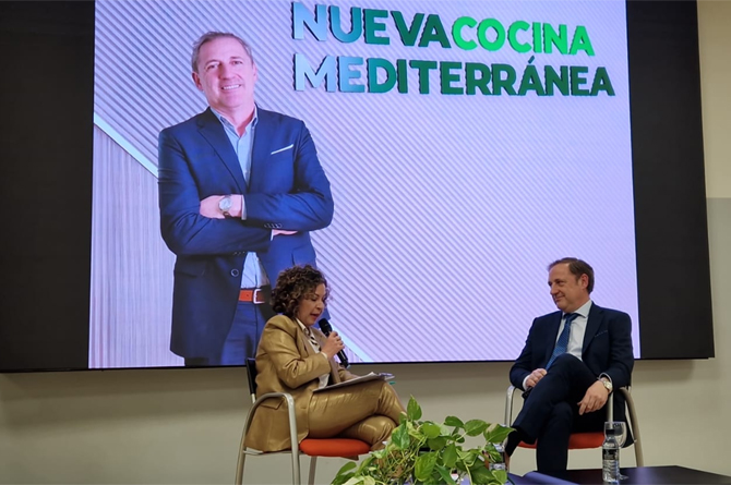 Luis Miguel García de Andrés, entrevistado por Encarna Teruel en la última jornada empresarial del Foro Ilusionando-Paco Provencio