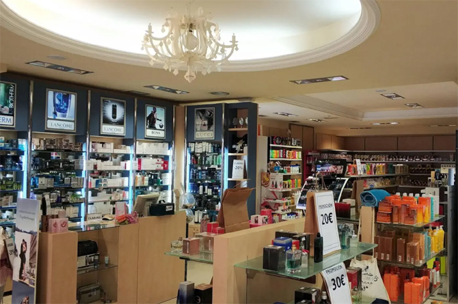 Una de las perfumerías Goiara en liquidación