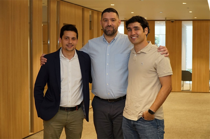 Alberto Tarazona, Manuel Hern&aacute;ndez y Juan Poveda, los tres finalistas