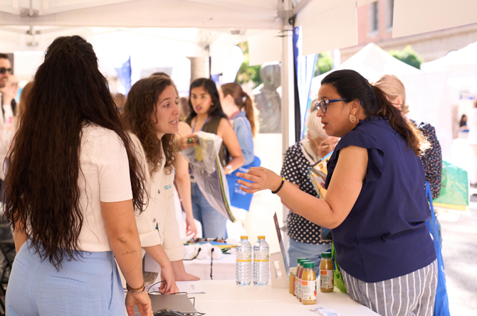 Participantes en la feria de empleo organizada por la C&aacute;mara de Comercio de Murcia