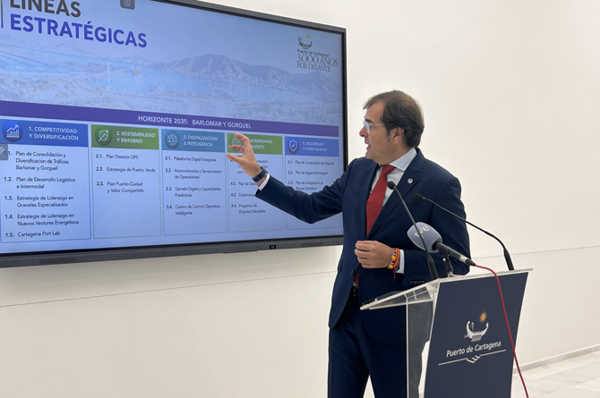 El Puerto de Cartagena prepara inversiones de 320 M€ en cinco años