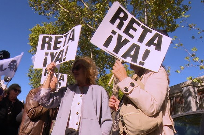 Abogados y otros profesionales mutualistas vuelven a las calles ante un futuro de pensiones indignas