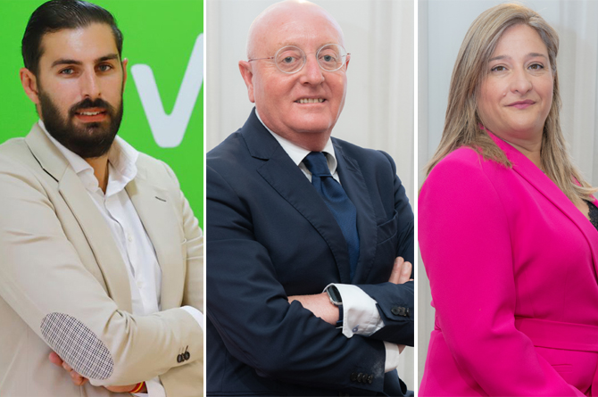 Jos&eacute; &Aacute;ngel Antelo, Diego Salinas y Beatriz S&aacute;nchez del &Aacute;lamo