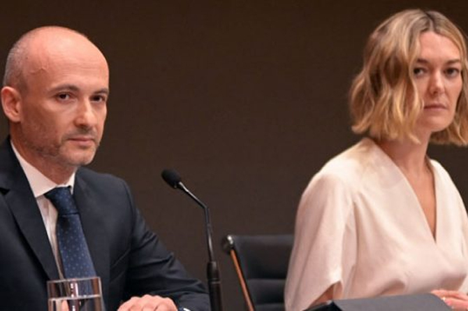 Óscar García Maceiras y Marta Ortega, consejero delegado y presidenta de Inditex