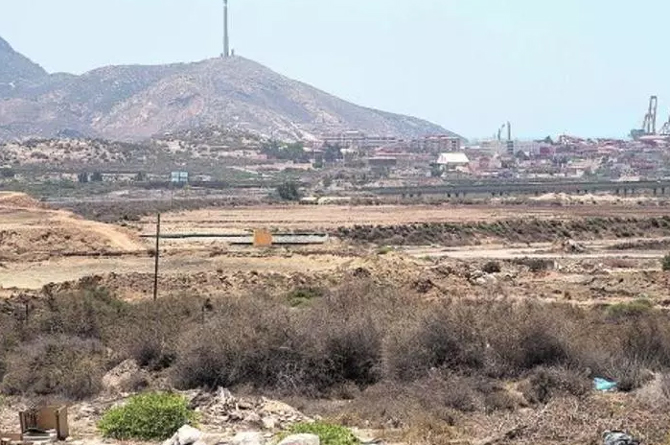 Terrenos de El Hondón, en Cartagena