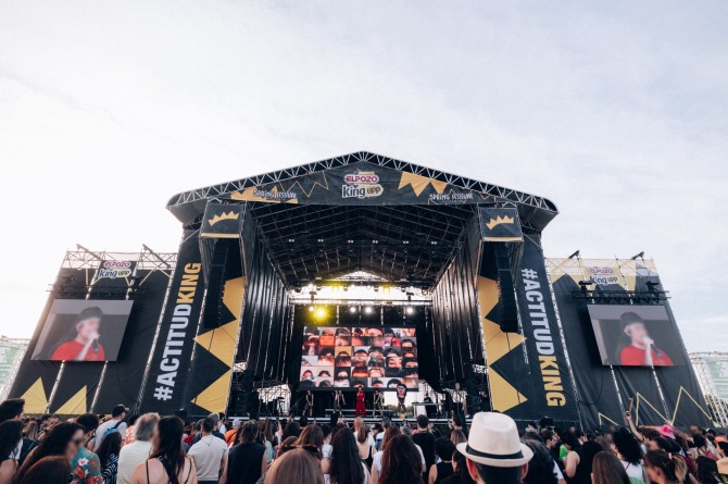 Escenario de El Pozo King Upp en el Spring Festival, en Alicante
