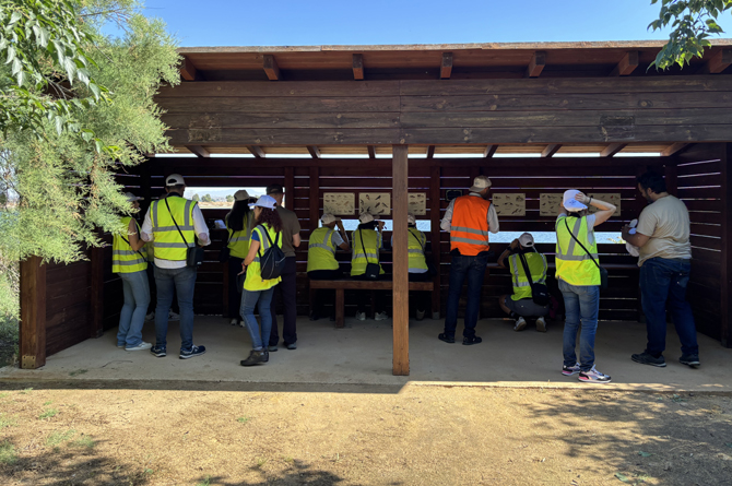 Observatorio de aves en el Cabezo Beaza, iniciativa de Hidrogea