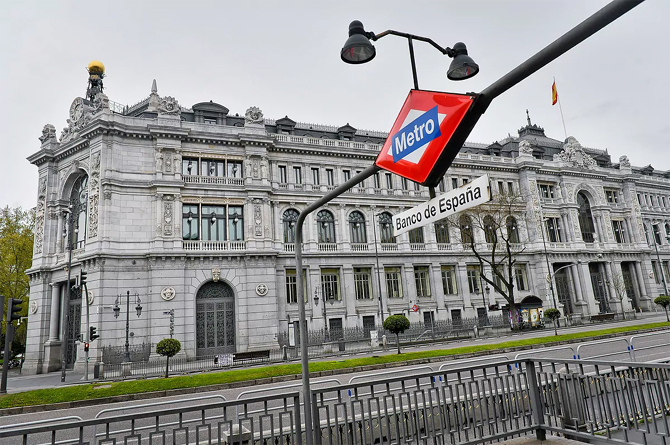 Sede del Banco de España en Madrid
