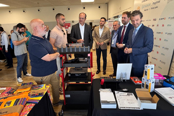 Federico Miralles durante su visita a la jornada t&eacute;cnica organizada por Ganvam, Fremm y Gretamur