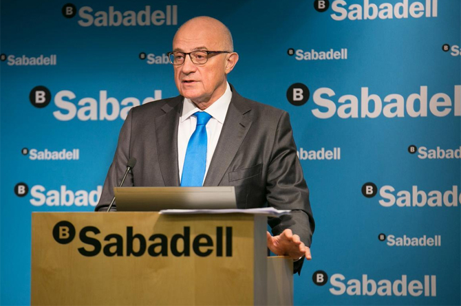 Josep Oliu, presidente del Banco Sabadell