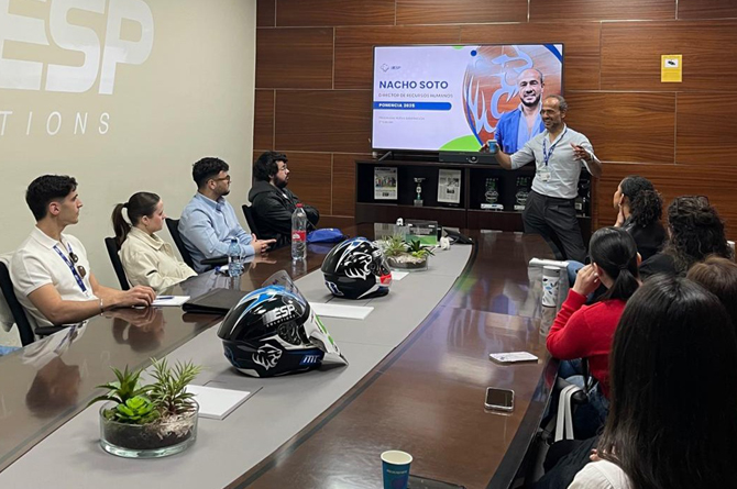 Ignacio Soto, director de Organización y Personas, durante una de las sesiones