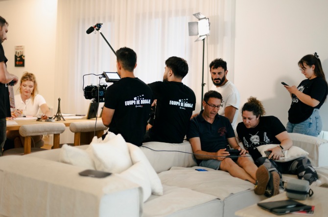 Rodaje de la película 'La boda de mi novia'