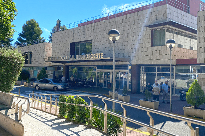 Hospital del Noroeste en Caravaca de la Cruz