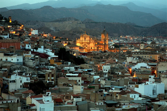 Vista panor&aacute;mica de Lorca